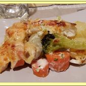 Gratin de poissons aux légumes - Oh, la gourmande..