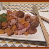 Poêlée de Rutabaga et Marrons au Thermomix - Oh, la gourmande..