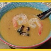 Velouté de carottes à la crème de coco et cumin - Oh, la gourmande..