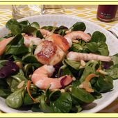 Salade de mâche de la mer - Oh, la gourmande..