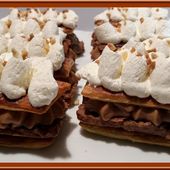 Millefeuille praliné - Oh, la gourmande..