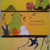 Les contraires (en jaune)