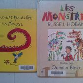 Deux livres de monstres dès 4 ans