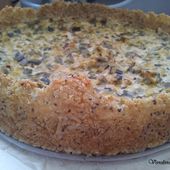 Fond de tarte quinoa pour quiche au poireau (végétalien) -