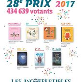 Sélections et Lauréats du Prix des Incorruptibles 2016-2017