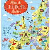 Jouer et découvrir # 69 - Atlas de l'Europe illustré - Usborne - 2017 (dès 5 ans)