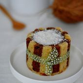 Mini Charlotte Chocolat - Noix de Coco