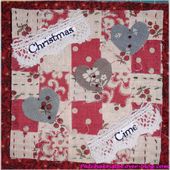 Carré de Noël n°1 - Patchwork à Kristel