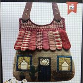 Sac en forme de maison - Patch à Kristel