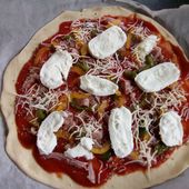 Recette de pizza jambon tomates mozarella (au companion ou pas) - Mes Meilleures Recettes Faciles