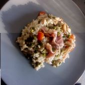 Risotto aux deux jambons au cookéo - Mes Meilleures Recettes Faciles