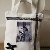 CALE PORTE NOIR ET BLANC - Trousse Cadette