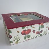BOITE A THE VITREE - Trousse Cadette