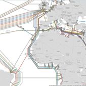 Global Internet map / Submarine Cable Map - OOKAWA Corp.