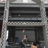 Imprimante 3D XXXL : L32 metres x l10 metres x H6,6 metres pour fabriquer en seul jour la première maison par impression 3D - Shanghaï CHINE - OOKAWA Corp.
