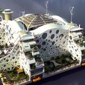 Des micro-etats indépendants sur des iles artificielles flottant dans les eaux internationales ... pour Peter Thiel ! Projection par la 3D - OOKAWA Corp.