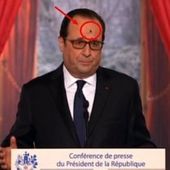 Un Monde qui ne fonctionne qu'à l'IMAGE : LA mouche sur le front du Président - OOKAWA Corp.