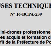 La préfecture de police de Paris lance un AO pour 2 drones - OOKAWA Corp.