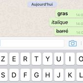 Whatsapp supporte à présent les caractères GRAS, ITALIQUES et BARRES. Dare to be better ? Ok ! - OOKAWA Corp.