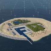 Eolien en mer du Nord : des îles artificielles serviraient de hub à des parcs éoliens offshore vers 2030 - 2050 - OOKAWA Corp.