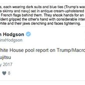 Trump "anéanti" par la poignée de main de Macron : la presse compte les points - OOKAWA Corp.