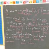 Production d'écrit dans la classe d'Odile CP / CE1