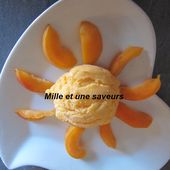 Glace à l'abricot - mille et une saveurs dans ma cuisine