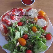 Tartine jambon chèvre avec confiture de poivrons rouges - mille et une saveurs dans ma cuisine