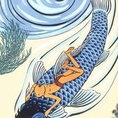 "Les balades artistiques" ... avec Hokusai - On est bien chez laurette