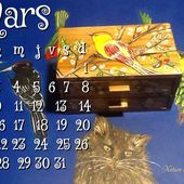 Calendriers mois de Mars 2015 -