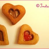 Sablés au Nutella et à la confiture