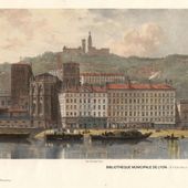 Lyon, vu par Adolphe Appian - Papier de Verre - Site de Thaddée & Félix le chat
