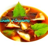 Soupe Miso, Shiitakés et Copeaux de Bonite, Umami - Grelinette et Cassolettes