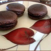 Macaron au chocolat -