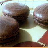 Macaron au chocolat -