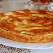 Tarte feuilletée aux pommes et crème d'amande -