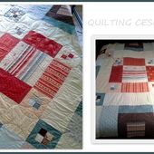 Mon ouvrage - quilting terminé