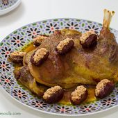 Epaule d'agneau aux dattes farcies - Culinaire Amoula