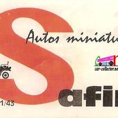 CATALOGUE SAFIR 1966 - PEUGEOT, RENAULT, PANHARD, GREGOIRE... - car-collector
