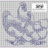Grille du vendredi : les poules - Brigitte DADAUX