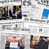 Présentation de Trump et Poutine dans la presse US