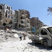 Rassemblement contre les bombardements de civils en Irak et en Syrie