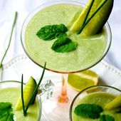Soupe Froide à l'Avocat et au Concombre - Cuisine et Cigares