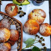 Brioches sans beurre (à l'Avocat) fourrées à la Confiture de Mûres Sauvages - Cuisine et Cigares