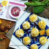 "Je cuisine les fleurs"... Billes de Fromage aux Noix et Pissenlit - Cuisine et Cigares