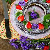 Génoise à l'Amande aux Fraises - Cuisine et Cigares
