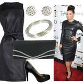 TOTAL LOOK CUIR EVA LONGORIA - Passions Ephémères