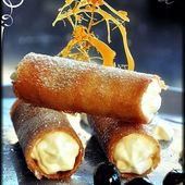 Cannelloni au mascarpone et Cerises Amarena