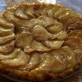Tatin de pommes de terre au camembert.