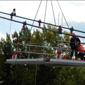 Creil, la passerelle sur l'Oise comme un Lego - Images du Beau du Monde